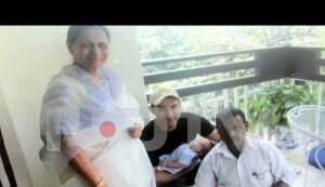 Aamir Khan poses with son Azad!
