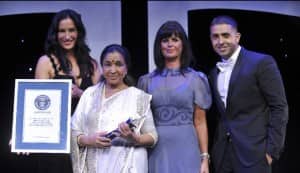 Asha Bhosle enters Guinness World Records