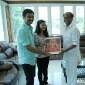 Rajinikanth blesses newlyweds Sneha and&nbsp;Prasanna
