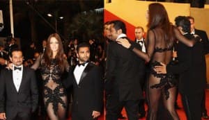 Candice Boucher sets the red carpet aflame at Cannes