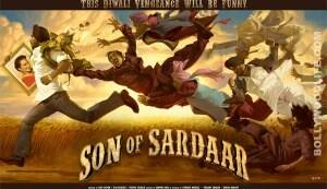 SON OF SARDAAR digital poster: Impressive