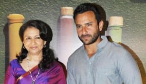 Saif Ali Khan and Sharmila Tagore at World Cricket Summit