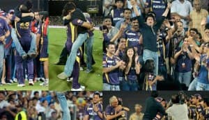 Shahrukh Khan celebrates KKR’s entry in IPL finals with a cartwheel!