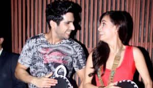 What are Dia Mirza and Zayed Khan actually celebrating?