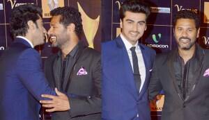Arjun Kapoor hugs it out with Prabhu Deva!