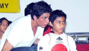 Shahrukh Khan bounces ideas off his son