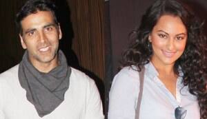 Sonakshi Sinha competes with Akshay Kumar!