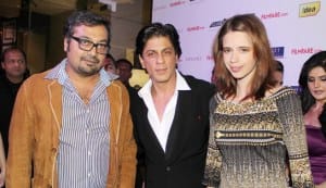Shahrukh Khan, Karan Johar, Chitrangda Singh, Juhi Chawla at the 57th Filmfare Awards Nominations Party