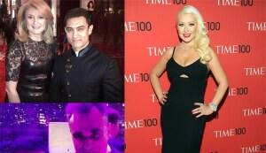 Aamir Khan at TIME magazine gala with Oscar-winner Daniel Day-Lewis and Christina Aguilera