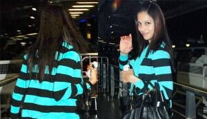 Bipasha Basu embraces stripes!