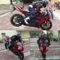 Uday Chopra falls off his&nbsp;bike