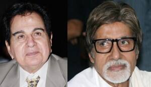 Amitabh Bachchan, Dilip Kumar receive Maharashtrian honour in Mumbai