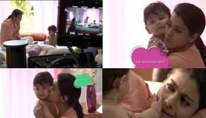Kajol mimics animals in the Huggies ad: Watch making