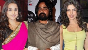 Why does Sabyasachi Mukherjee prefer Priyanka Chopra to Vidya Balan?