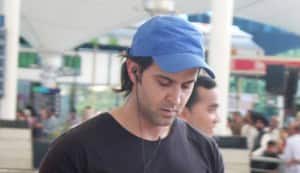 Hrithik Roshan and Sussanne spotted at the airport
