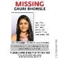 Is Gauri Bhonsle really&nbsp;missing?