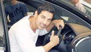 John Abraham spotted at the Audi&nbsp;launch
