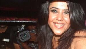 Ekta Kapoor: nabbed at airport!