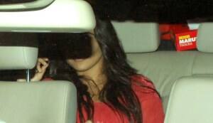 Vidya Balan plays hide-and-seek with the media