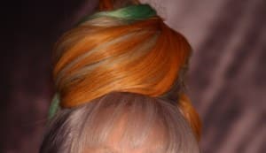 Lady Gaga greets India with tricolour hairdo