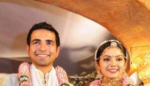 Samvrutha Sunil weds Akhil: view pic