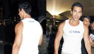 John Abraham goes ultra casual