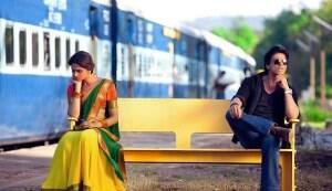 CHENNAI EXPRESS new still: Did Shahrukh Khan and Deepika Padukone have a lovers’ tiff?