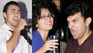 Vidya’s man rocked the night away with Imran and Kiran