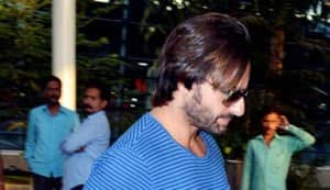 Saif Ali Khan spotted at the airport