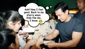 What is Aamir Khan thinking?
