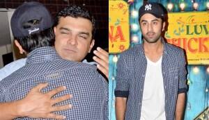 Ranbir Kapoor hugs Siddharth Roy Kapur!