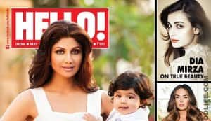 Shilpa Shetty and son Viaan Raj Kundra on the cover of Hello! magazine: Cute!