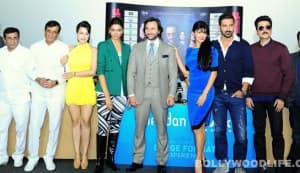 Saif Ali Khan, Deepika Padukone, John Abraham, Jacqueline Fernandez, Anil Kapoor and Ameesha Patel promote Race 2 in Dubai