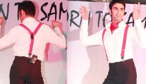 Sandip Soparrkar shows off his moves!