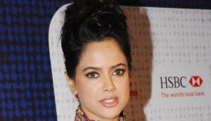 Sameera rides a bike, falls off