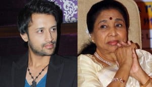 Asha Bhosle leaves the stage after argument with Atif Aslam