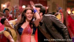 Ghagra song from Yeh Jawaani Hai Deewani: Ranbir Kapoor steals a kiss from Madhuri Dixit!