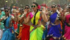 Sonakshi Sinha style: Bright ghagras… again!
