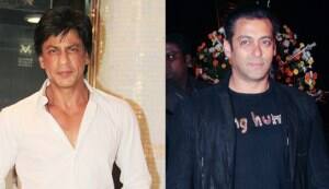 Salman flaunts his No 1 position to SRK