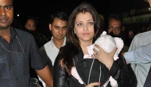 Who takes care of baby Aaradhya while Aishwarya Rai Bachchan is busy shooting?