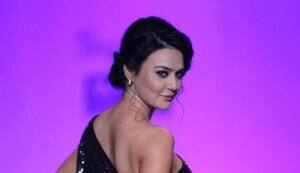 Preity Zinta and Gul Panag walk the ramp at WIFW Autumn-Winter 2013