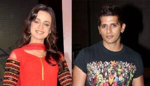 Sanaya Irani and Karanvir Bohra in Jhalak Dikhhla Jaa 6