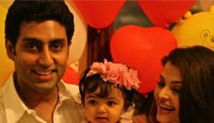 Aaradhya’s first birthday: Amitabh Bachchan shows off the little one!
