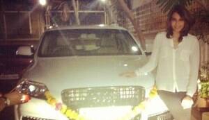In Focus: Bipasha Basu flaunts her new baby – Audi Q7!