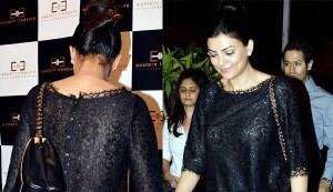 Sushmita Sen looks glamorous in a see-through top