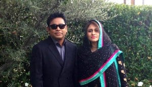AR Rahman and wife Saira Banu attend 55th Annual Grammy Awards