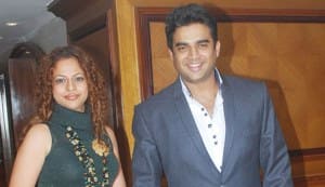 R Madhavan with wife | Photos: Yogen Shah