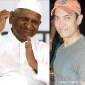 Will Aamir Khan join hands with Anna&nbsp;Hazare?