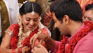Prasanna and Sneha keep it simple for the engagement