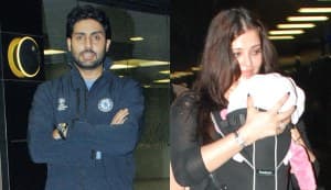 Abhishek Bachchan comes to wife Aishwarya and baby Aaradhya’s rescue